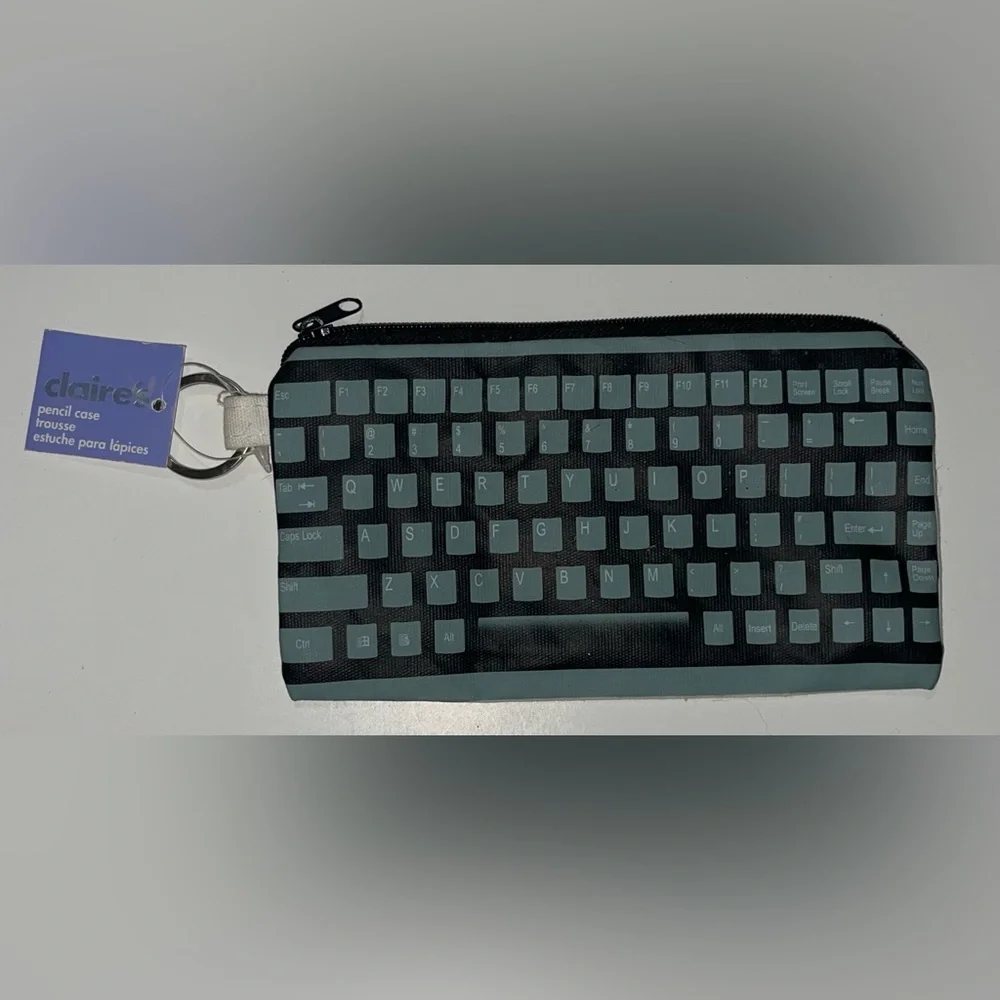 Claire’s Keyboard Cosmetic Bag Pencil Case